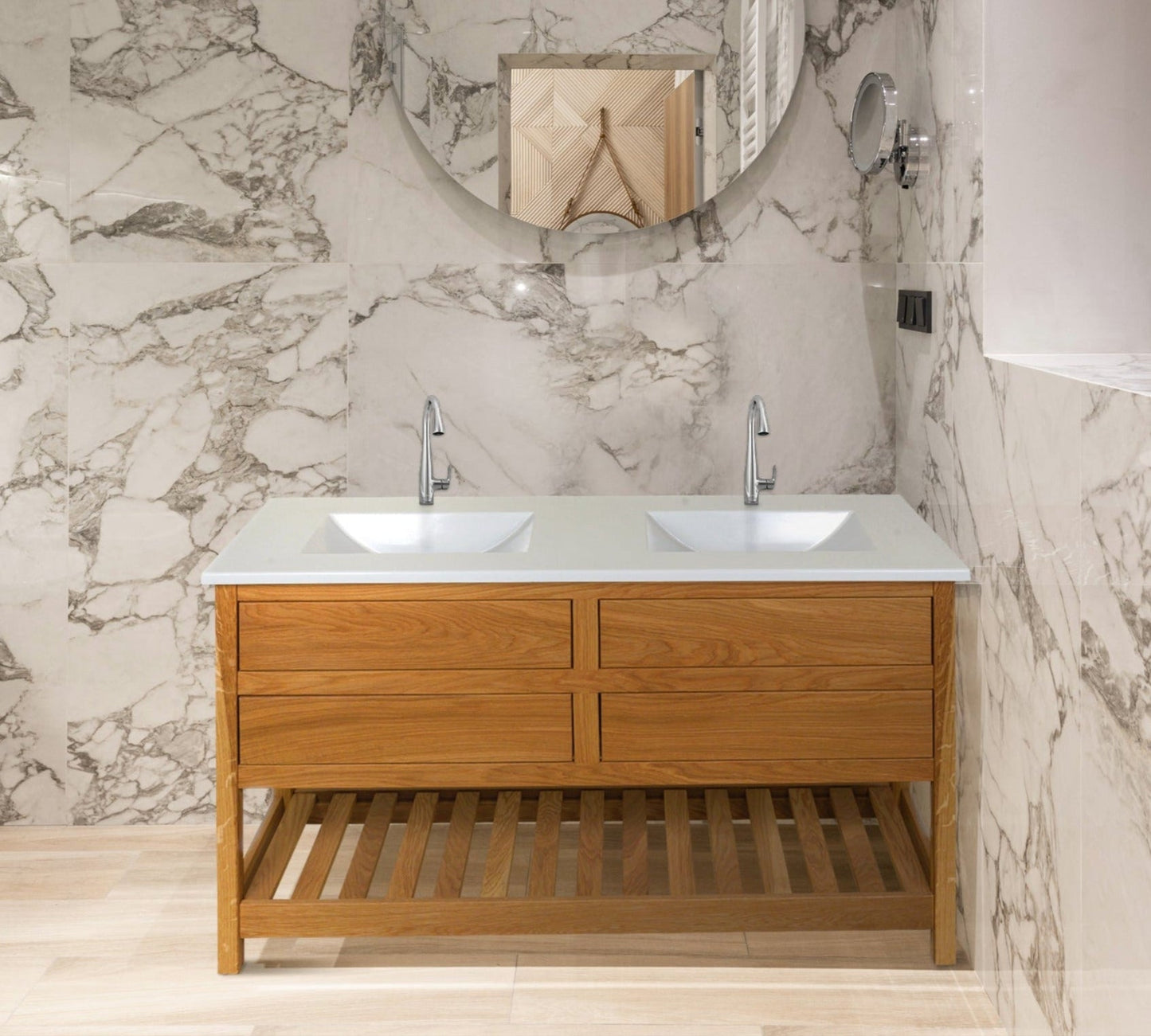Custom Bathroom Vanity Cabinets: Blending Storage & Style