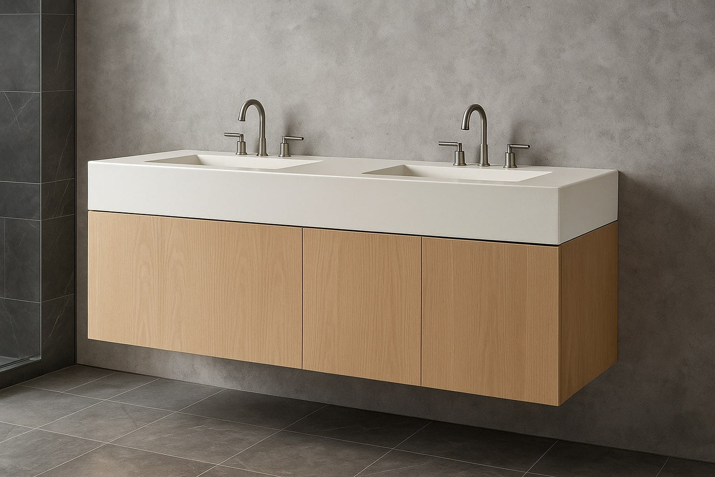 Veneered Plywood vs. Real Wood for Bathroom Vanity Cabinets: Pros & Cons