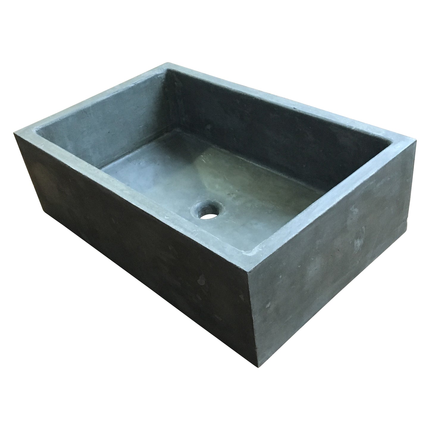 rectangle concrete vessel sink