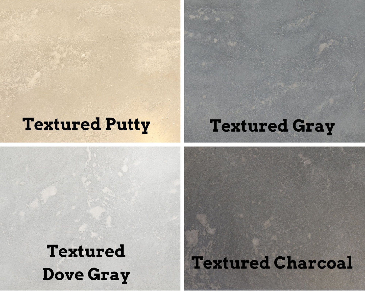 Concrete Textured Finish Wood and Stone Designs