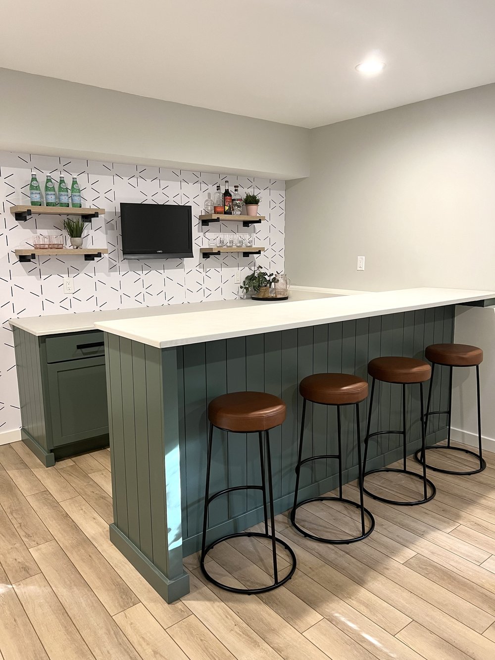 Counter Tops Concrete Breakfast Bar