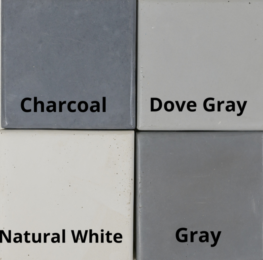 concrete color samples Wood and Stone Designs