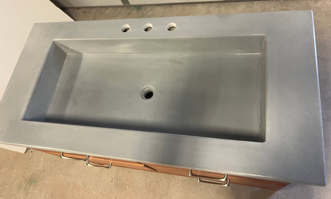 trough sink concrete