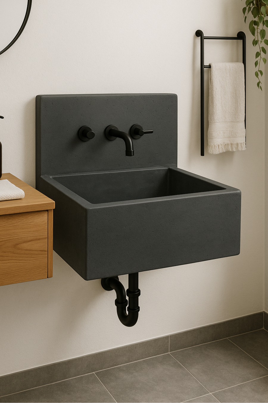 Modern Bathroom Sink Bucket Sink
