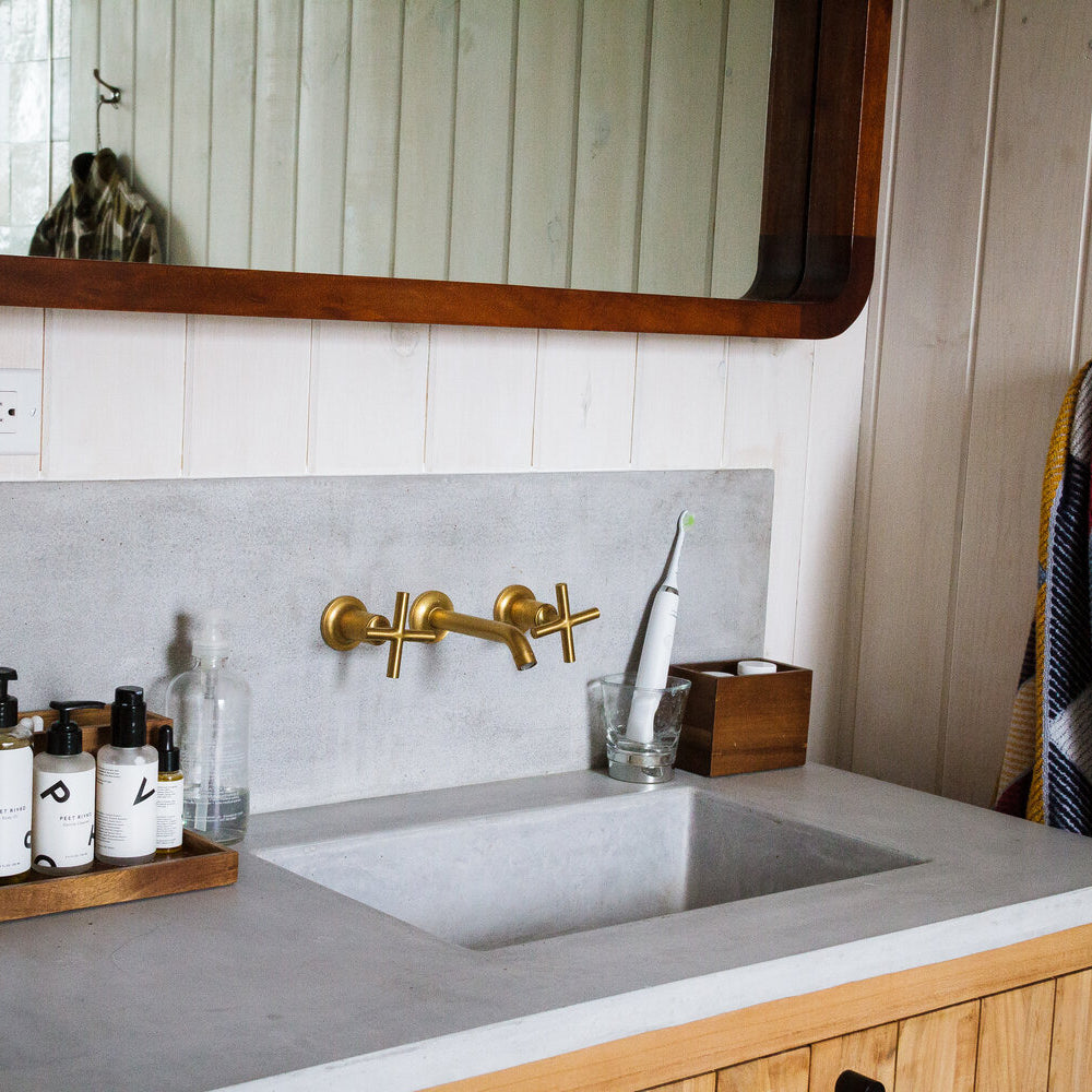
                  
                    Concrete Sink w Concrete Back Splash
                  
                