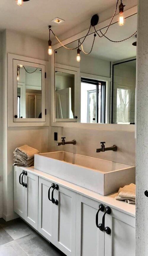 vanity cabinet custom sink