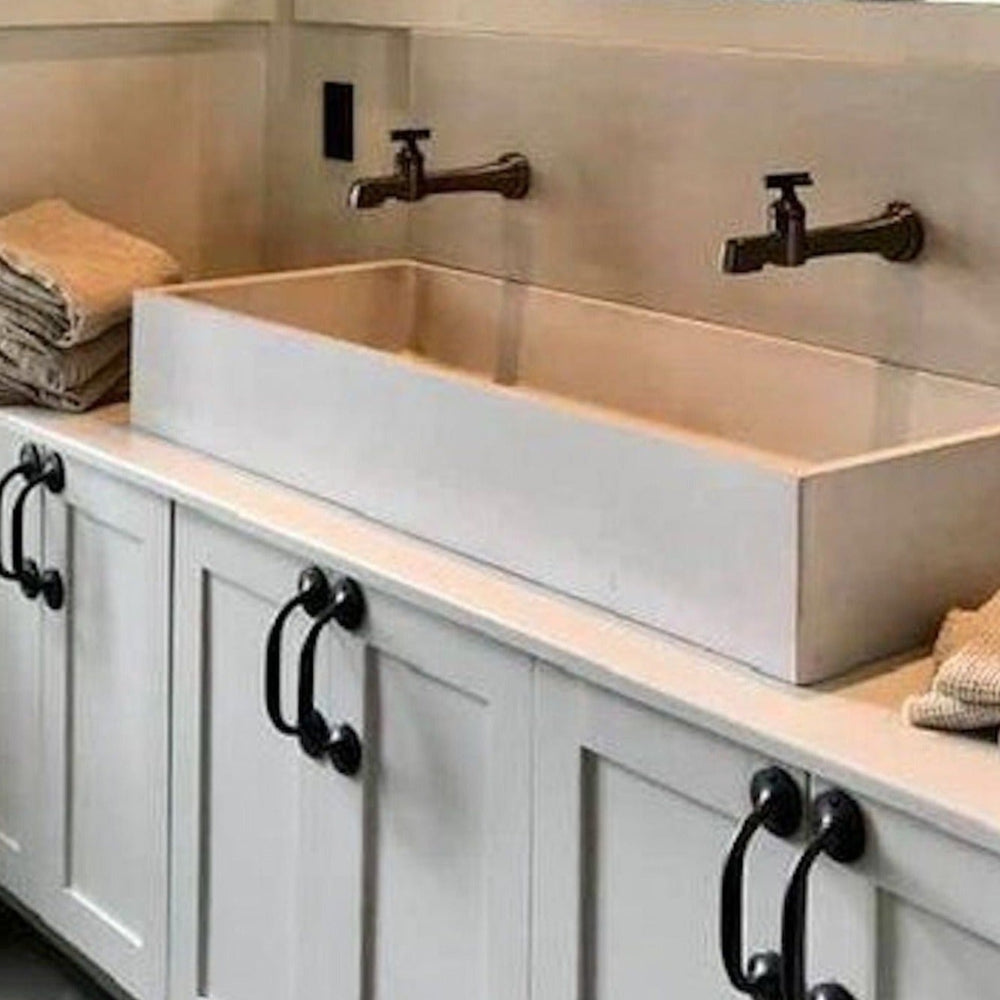
                  
                    concrete double bathroom sink
                  
                