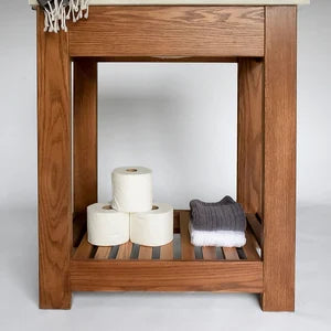Open Style Vanity Base - Single with Vanity Top SET – Wood and Stone ...