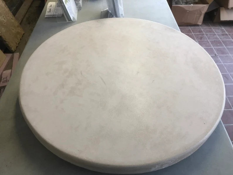Concrete round best sale table top